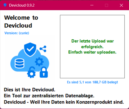 DeviCloud Screenshot